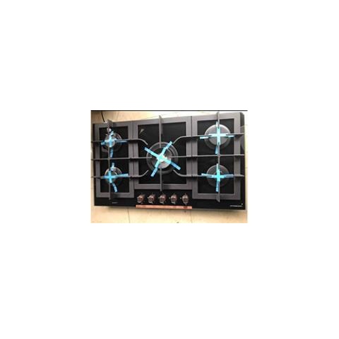 KITCHENCRAFT 5 GAS BURNER HOB | 90CM BLACK
