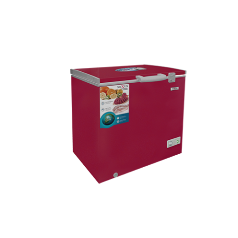 NEXUS NX-265E LTR SKD CHEST FREEZER WINE RED,DARK ORNAGE,BLUE