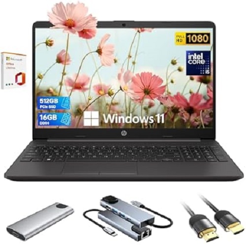 HP 15-FD00025 INTEL CORE I5-1335U 3.4GHZ 13TH GEN 15.6 DISPLAY 512SSD / 8GB RAM WINDOWS 11 (LWN)