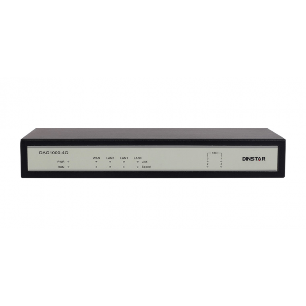 Dinstar DAG1000-4O Analog VoIP Gateway- 4FXO Ports
