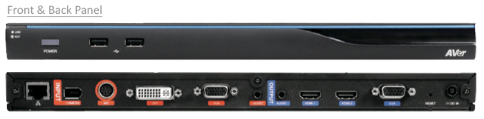 AVer EVC350 HD Video Conferencing System with 4-Way MCU (Upgradable to 10-Way)