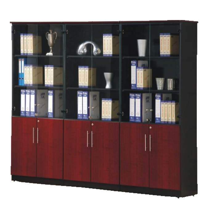 Executive-Cabinet 3 IN 1- (Full-Height-Mahogany)