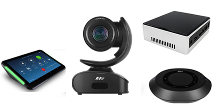 Zoom Room Kit with AVer VC540 Pro for Mid-to-Large Conference Rooms