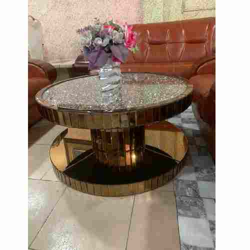 QUALITY DESIGNED MARBLE ROUND CENTER TABLE (EKIN)