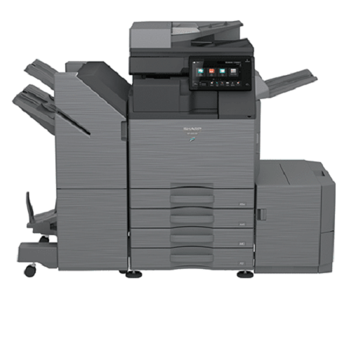 SHARP BP-50M55 COPIER WITH BP-DE12 STAND/TONER/DEVELOPER (LWN}