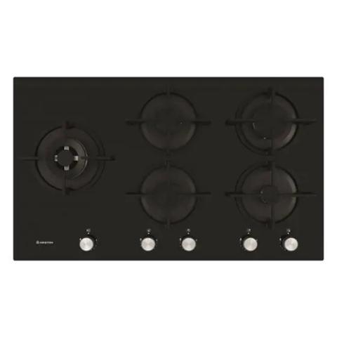 Ariston Hob Cooker | 90cm, Built-in Gas-On-Glass Hob – AGS92S/BK