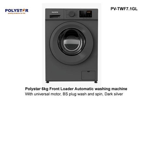 Polystar 6kg Front Load Washing Machine | PV-TWF7.1GL