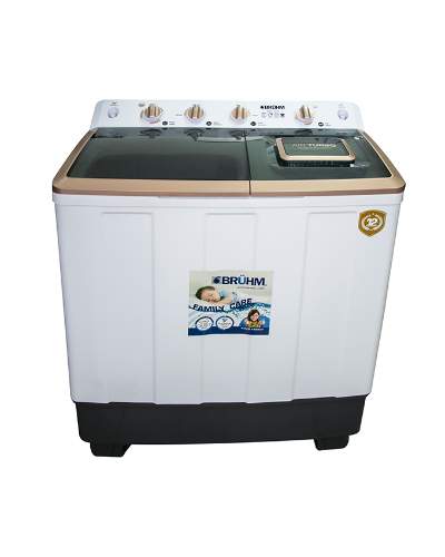 Bruhm Washing Machine | BWT- 120H Semi-Automatic Top Loader Washing Machine 12 kg