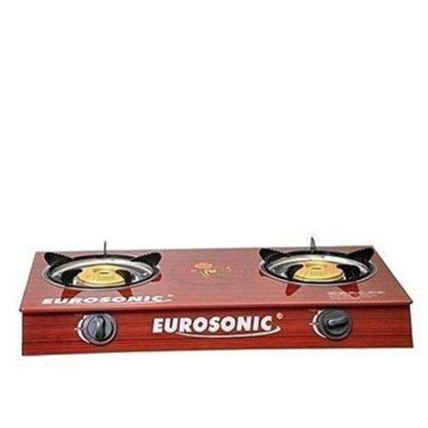 Eurosonic|TABLE TOP GLASS GAS COOKER WITH TWO HOB