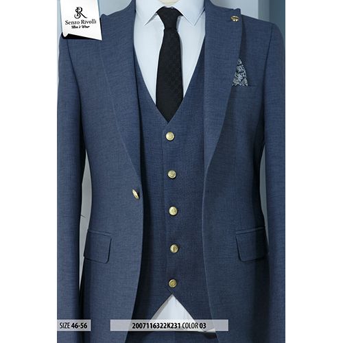 ELEGANT 3 PIECE MEN'S SUIT(AVAILABLE IN ALL SIZES) 042