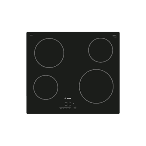 Bosch Serie | 4 Electric hob 60 cm Black, surface mount without frame | PKE611B17E