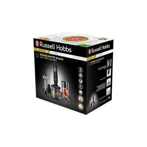 Russell Hobbs | Desire 3 In 1 Hand Blender - Matt Black - 24702- (N)