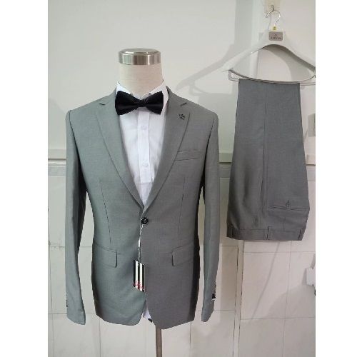 LIGHT GREY SUIT WITH ONE BUTTON | AVAILABLE IN ALL SIZES (MADU) (N)