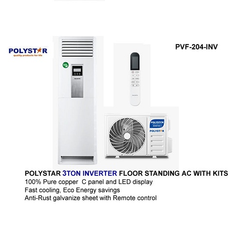 POLYSTAR 3 TON INVERTER FLOOR STANDING AIR CONDITIONER PVF-204INV