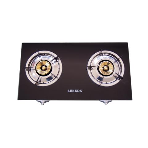 Zubeda (TGH 212) Two Burner Glass Table Top Cooker