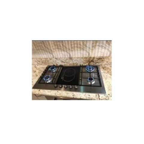 KitchenCraft 90cm 4 Gas + 1 Double Zone Built-in Hob-SH 924 EC