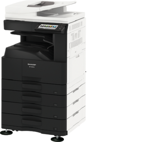 SHARP BP-30M35 COPIER WITH BP-DS12 HIGH STAND/TONER/DEVELOPER (LWN)