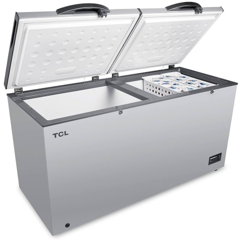 TCL 675 Liter Chest Freezer, Silver, F675CF