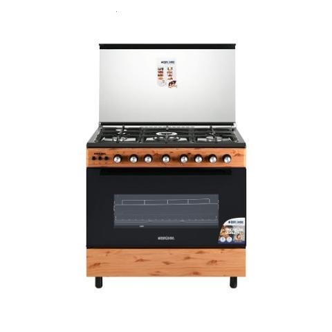  Bruhm 90 x 60 Gas cooker | BGC-9650IN (Wooden Finish) 