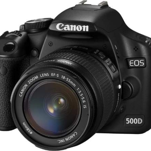CANON PROFESSIONAL DIGITAL SLR EOS500D CAMERA 18-55MM (DAME)