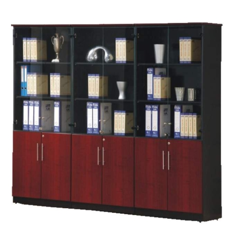 Executive-Cabinet 3 IN 1- (Full-Height-Mahogany)