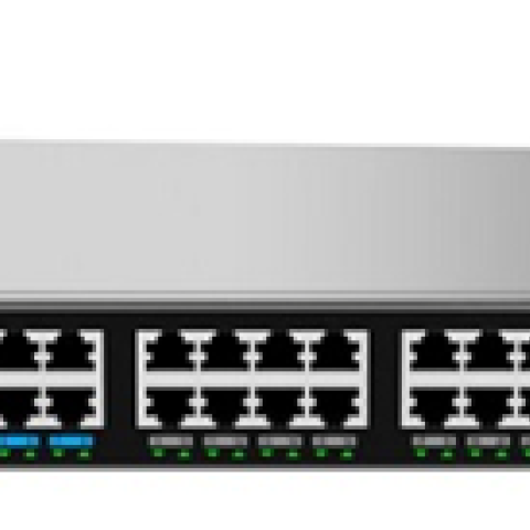 Grandstream GWN7813P 24-Port Gigabit Enterprise Layer 3 Managed PoE Network Switch