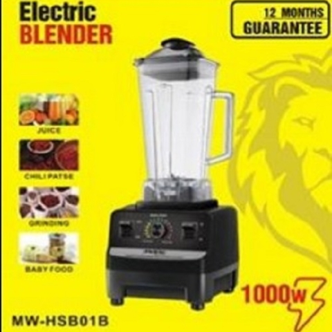 Mewe 1.5L Blender 2000ML Grinder Jar - MW-HSB001B