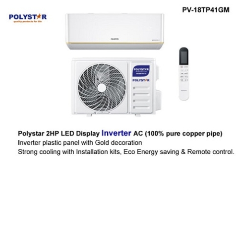 POLYSTAR 2HP INVERTER SPLIT AIR CONDITIONER | PV-18TP41GM