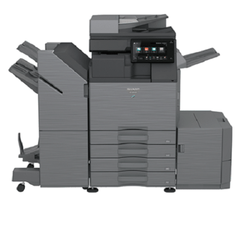 SHARP BP-50M55 COPIER WITH BP-DE12 STAND/TONER/DEVELOPER (LWN}