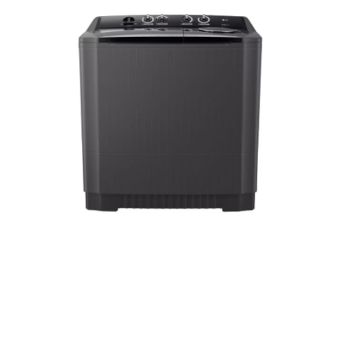 LG Twin Tub Washing Machine 7KG Wind Jet Dry, Roller Jet, 3 Wash Programs, Black Color