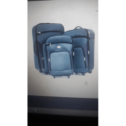 FASHION 3 PIECE SET TRAVELLING LUGGAGES BLUE 