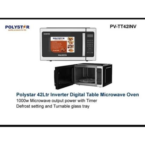 Polystar 42L Inverter Digital Microwave With Grill | PV-42TTINV