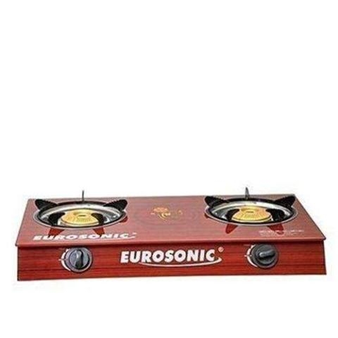 Eurosonic|TABLE TOP GLASS GAS COOKER WITH TWO HOB