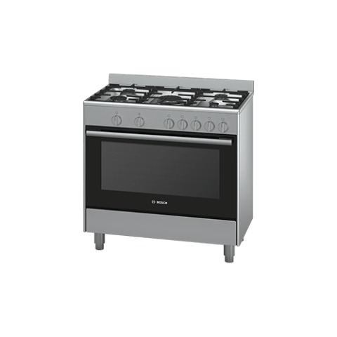 Bosch 5 Burner Gas cooker Serie | 2 Gas range cooker Stainless steel HSB734357Z