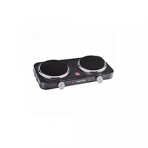 Master Chef Double Hot Plate –Black