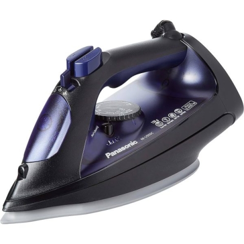 Panasonic Steam Iron, 2400W, Ni-U550, Big Ceramic Soleplate, Self-cleaning, Ergonomic Design, Anti Drip