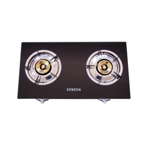 Zubeda (TGH 212) Two Burner Glass Table Top Cooker